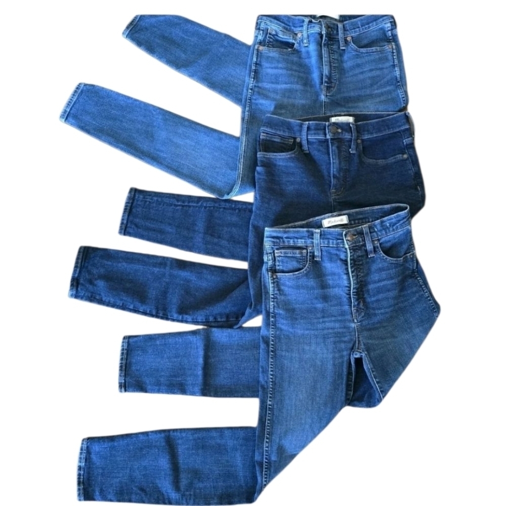 Women's Blue Denim Jeans - Picture 11 of 12